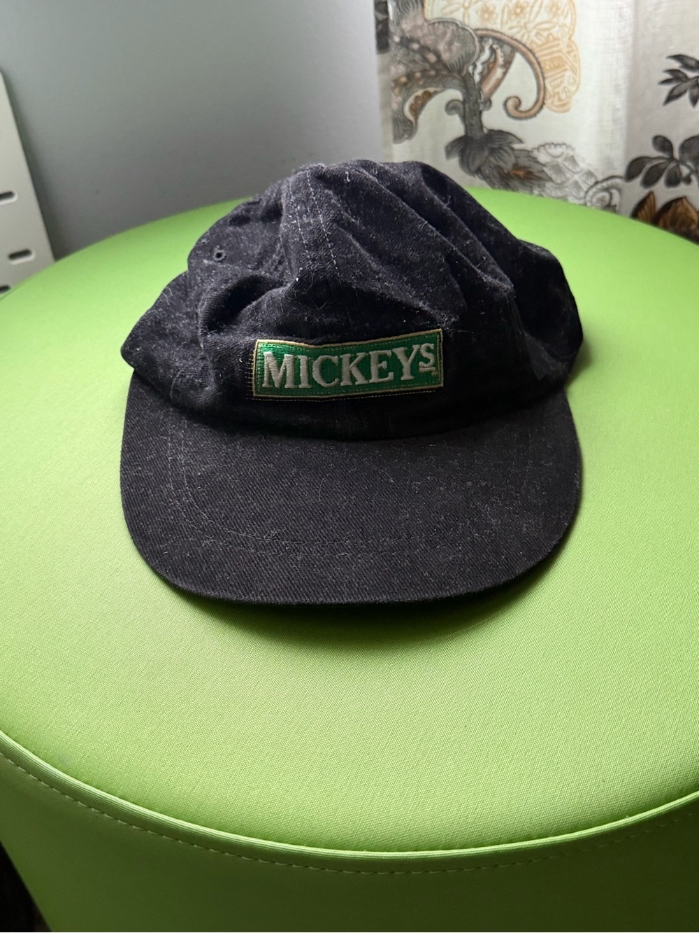 Mickey's Malt Liquor Baseball Cap with Green Logo -